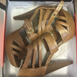 Guess Strappy Heels Size 10